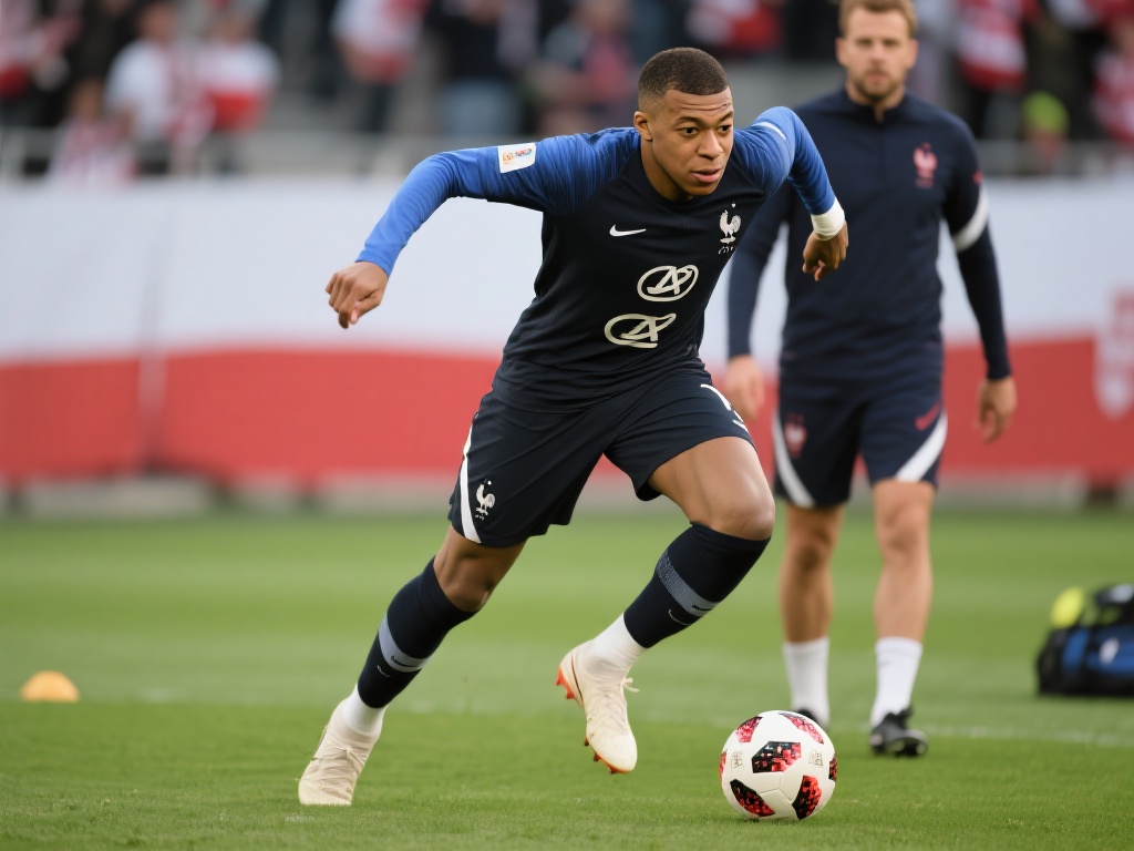 姆巴佩出战成疑,法国队能否依靠面具侠和坎特强势晋级迎战波兰? 姆巴佩作为法国国家队的头号球星,其出色的