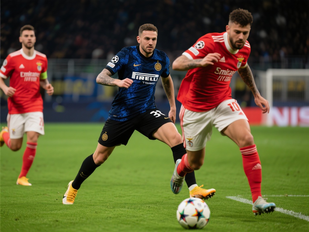 欧冠较量:国米剑指赛季首胜,本菲卡力争强势突围 上赛季欧冠小组赛,国米对阵巴塞罗那时曾通