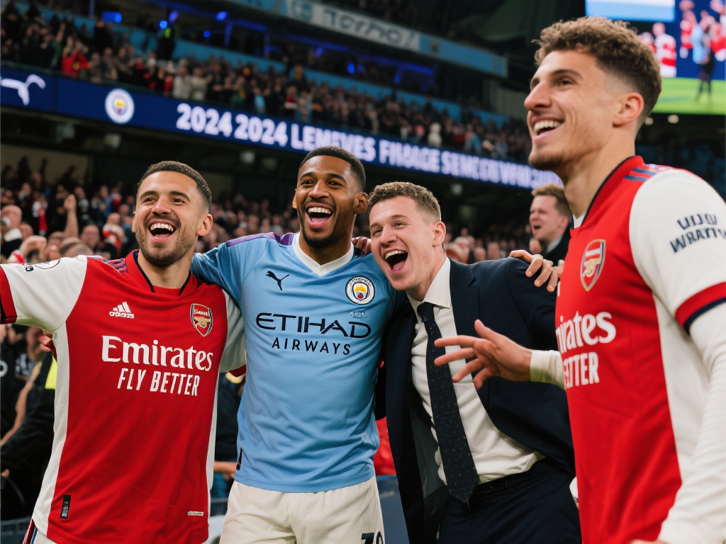 曼城与阿森纳球迷在2024赛季显然可以用
