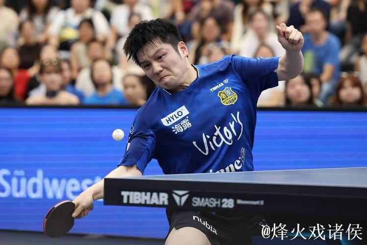 乒乓球德甲：樊振东3-0战胜基里塔，萨尔布吕肯2
