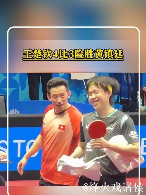 王楚钦激战七局以4-3险胜黄镇廷 晋级全运会男单八强